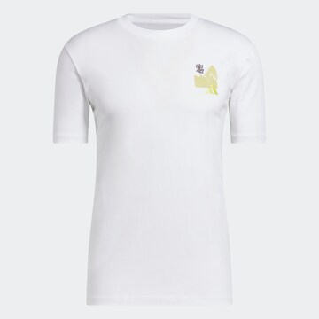 ADIDAS SPORTSWEAR Performance Shirt in White: front