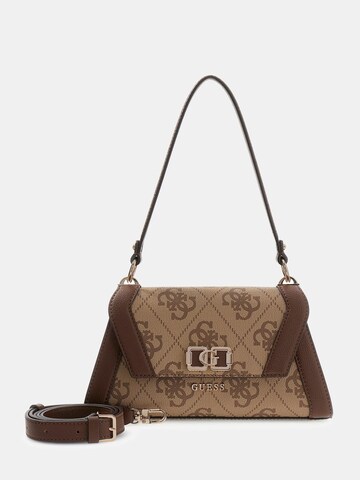 GUESS Schultertasche 'Karnilla' in Braun
