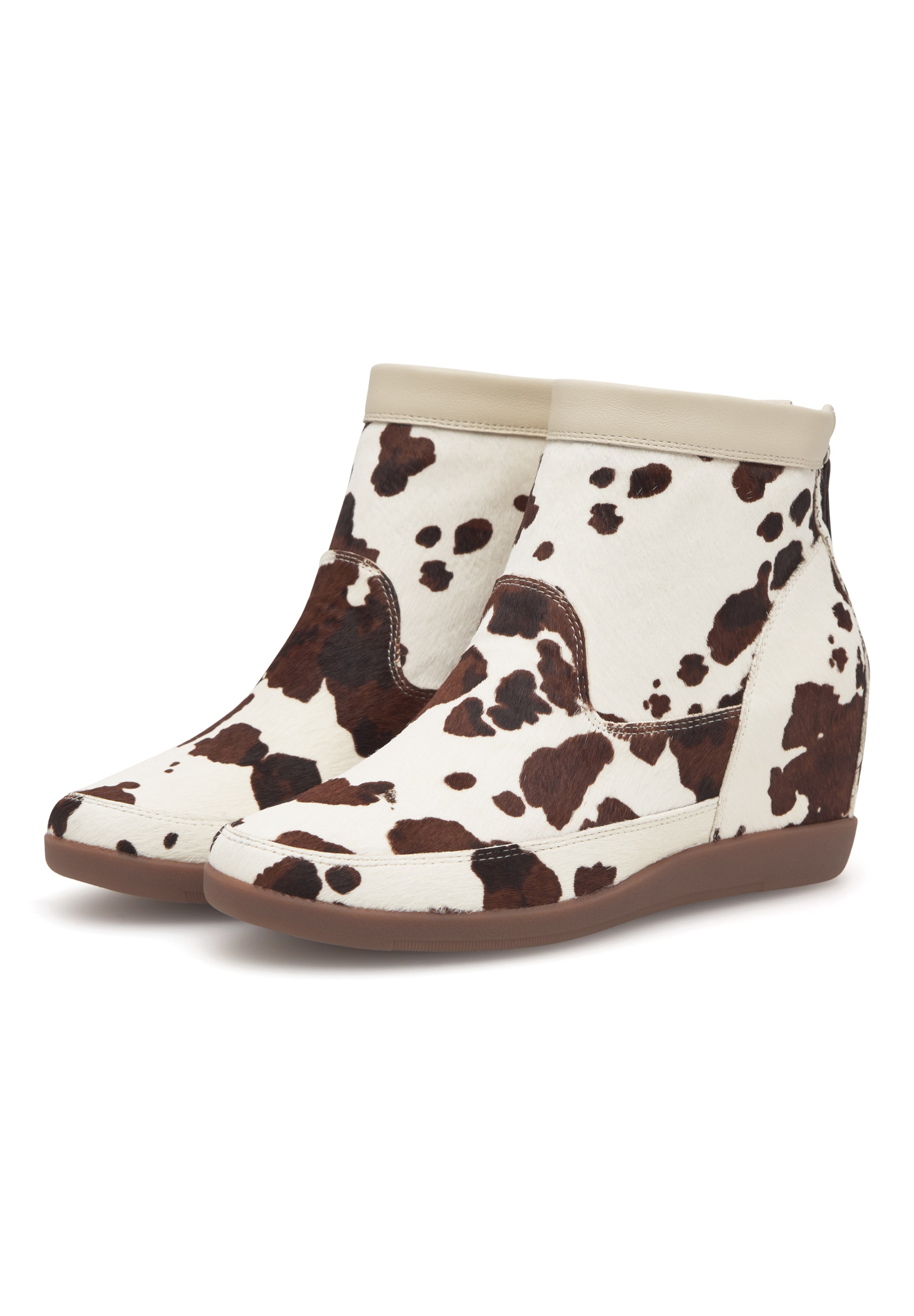 Bottines 'Emmy Animal' WODEN en blanc