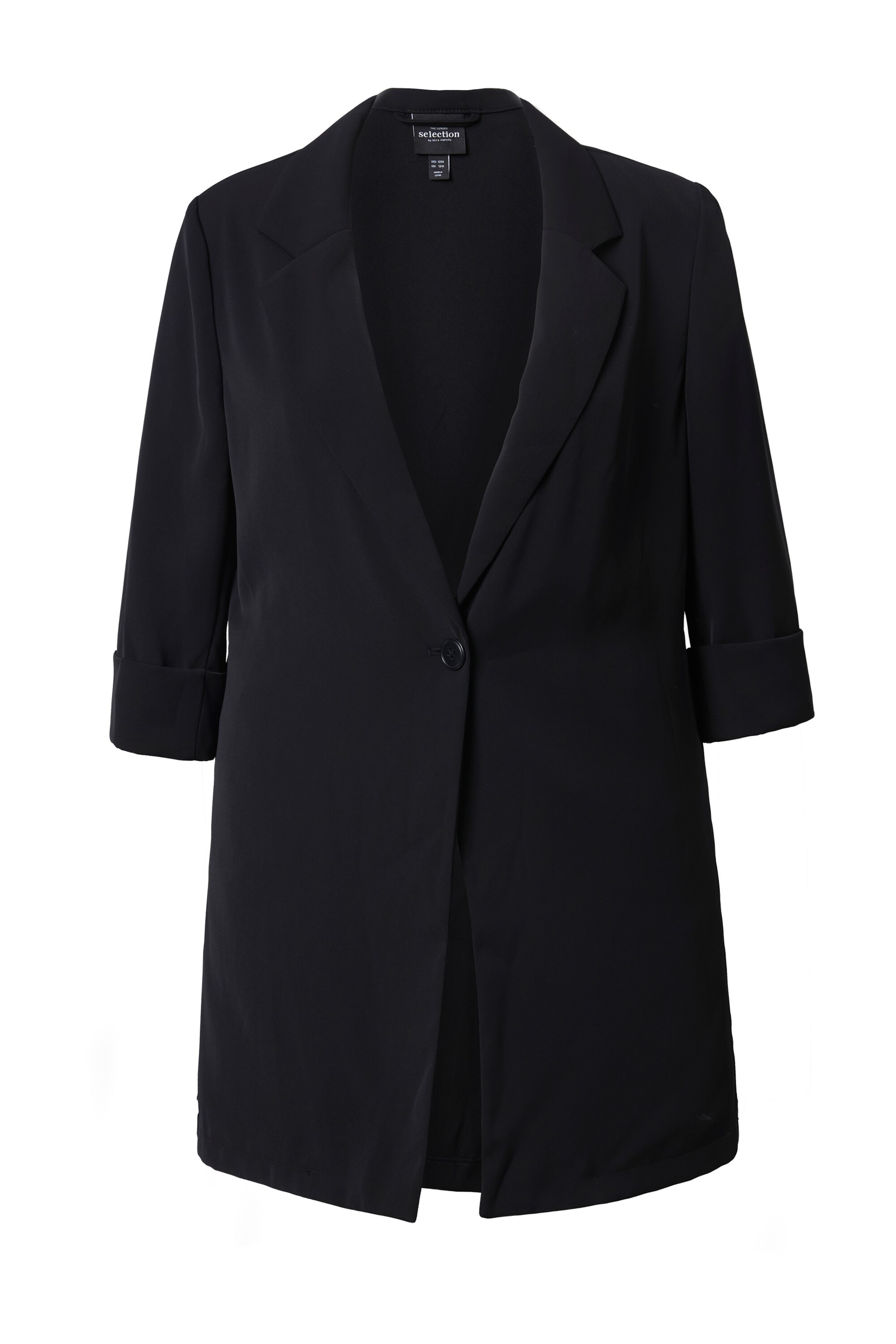 Ulla Popken Blazers in Zwart: voorkant