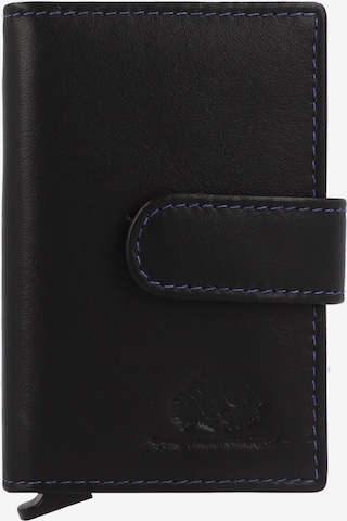 GREENBURRY Kreditkartenetui 'Nappa' in Schwarz: Vorderseite