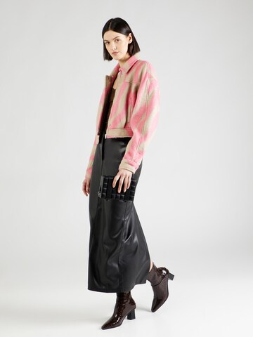 IRO Демисезонная куртка в Ярко-розовый