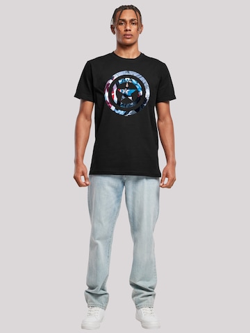 T-Shirt 'Captain America' F4NT4STIC en noir