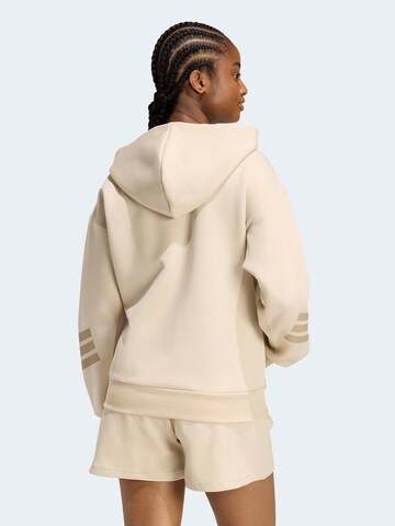 ADIDAS SPORTSWEAR Спортна жилетка с качулка 'Future Icons' в бежово