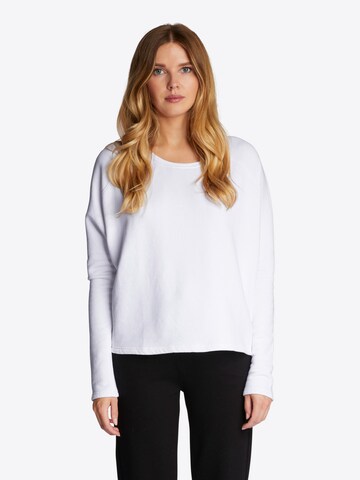 Rich & RoyalSweater majica - bijela boja: prednji dio