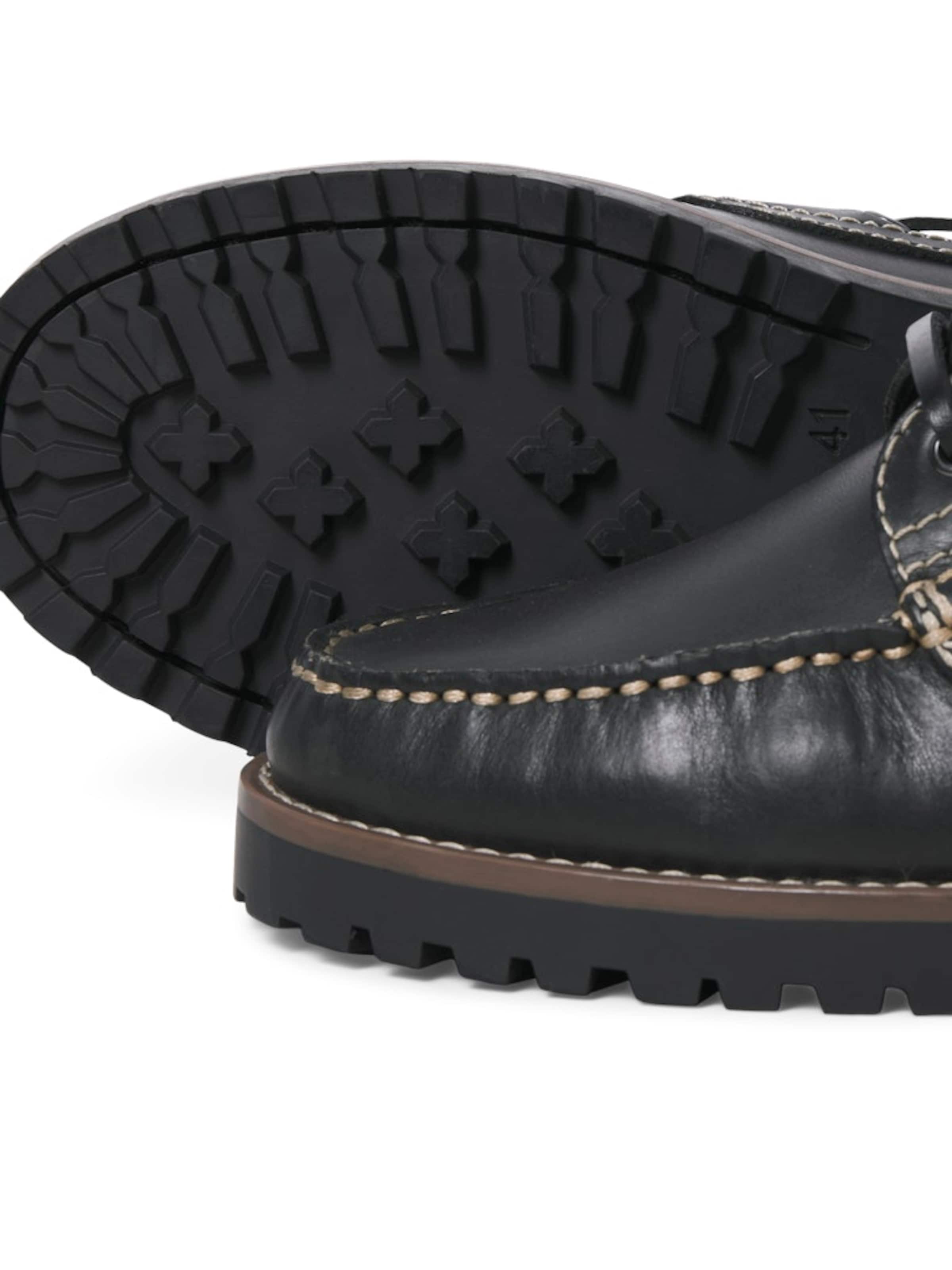 Mocassino 'JFWBROOKLYN' di JACK & JONES in nero