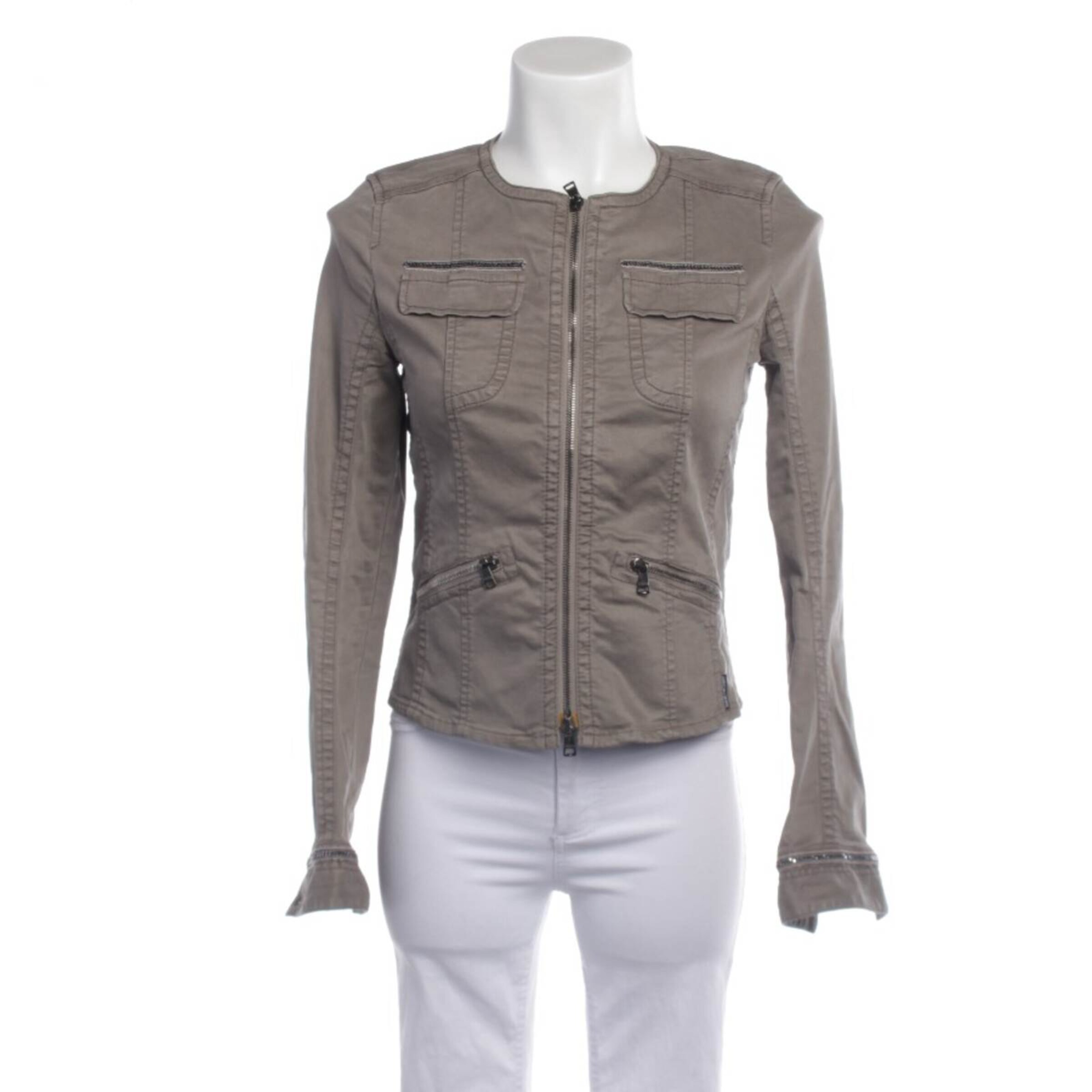 Marc Cain Jacket & Coat in XS in Brown: front