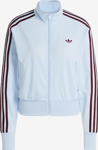 ADIDAS ORIGINALS Zip-Up Hoodie 'Firebird Classic' in Blue: front