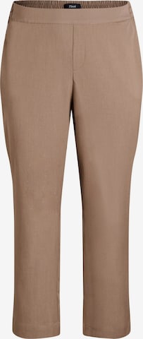 Zizziregular Hlače 'Evina' - smeđa boja: prednji dio