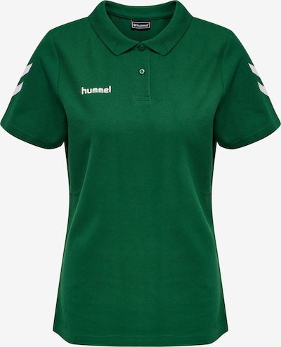 Hummel T-shirt i gräsgrön / vit, Produktvy