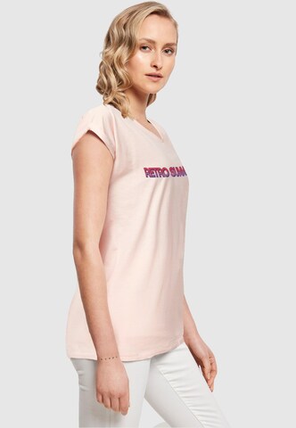 T-shirt 'Summer - Retro' Merchcode en rose