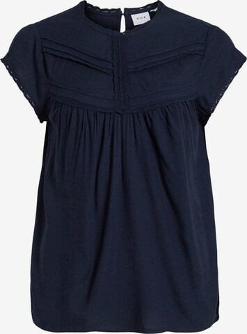 VILA Blouse in Blue: front