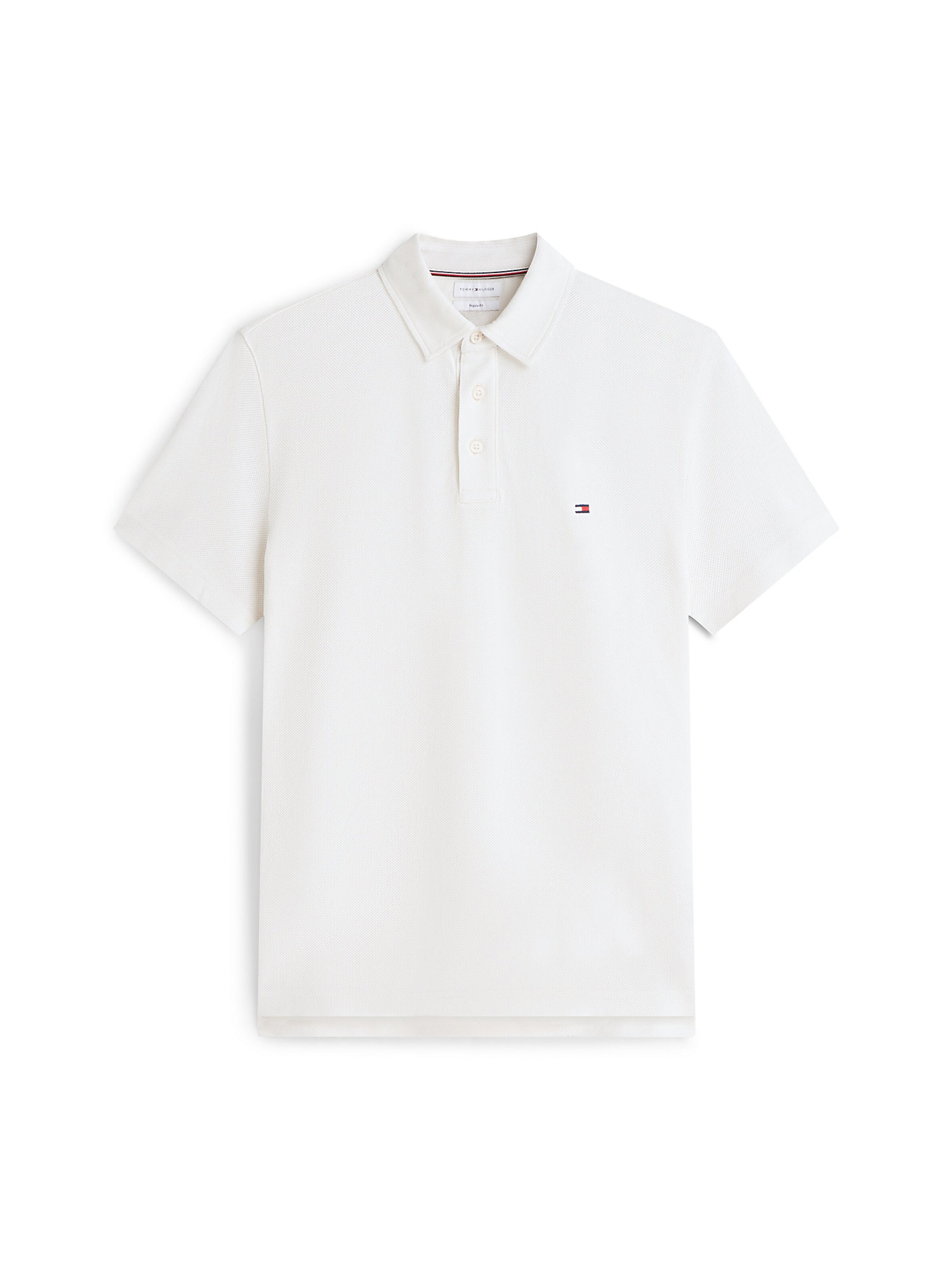 TOMMY HILFIGER Poloshirt in offwhite, Produktansicht