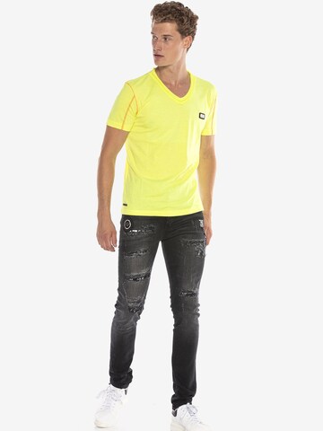 CIPO & BAXX Shirt in Yellow