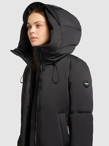 khujo Wintermantel 'Allap' in Schwarz