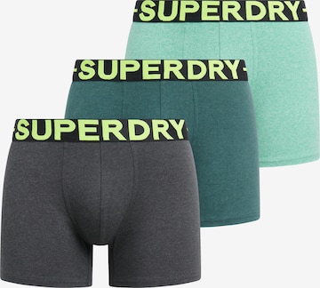 Boxers Superdry en vert : devant
