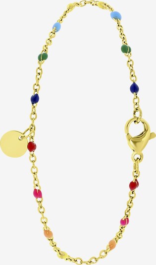 Lucardi Bracelet en or / mélange de couleurs, Vue avec produit