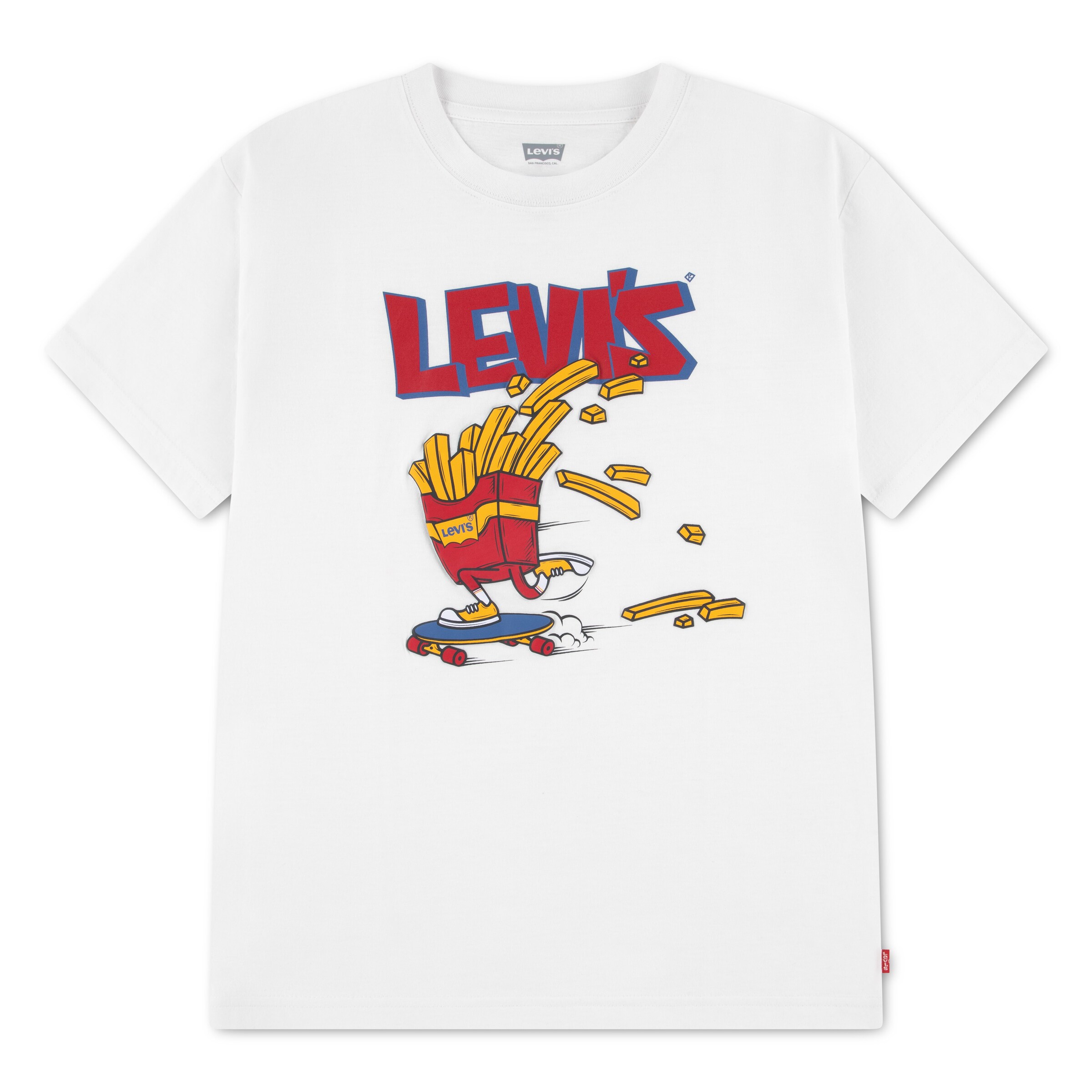 Levi's Kids Shirt in White: front