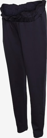 MAMALICIOUS Tapered Broek 'Lif' in Blauw: voorkant