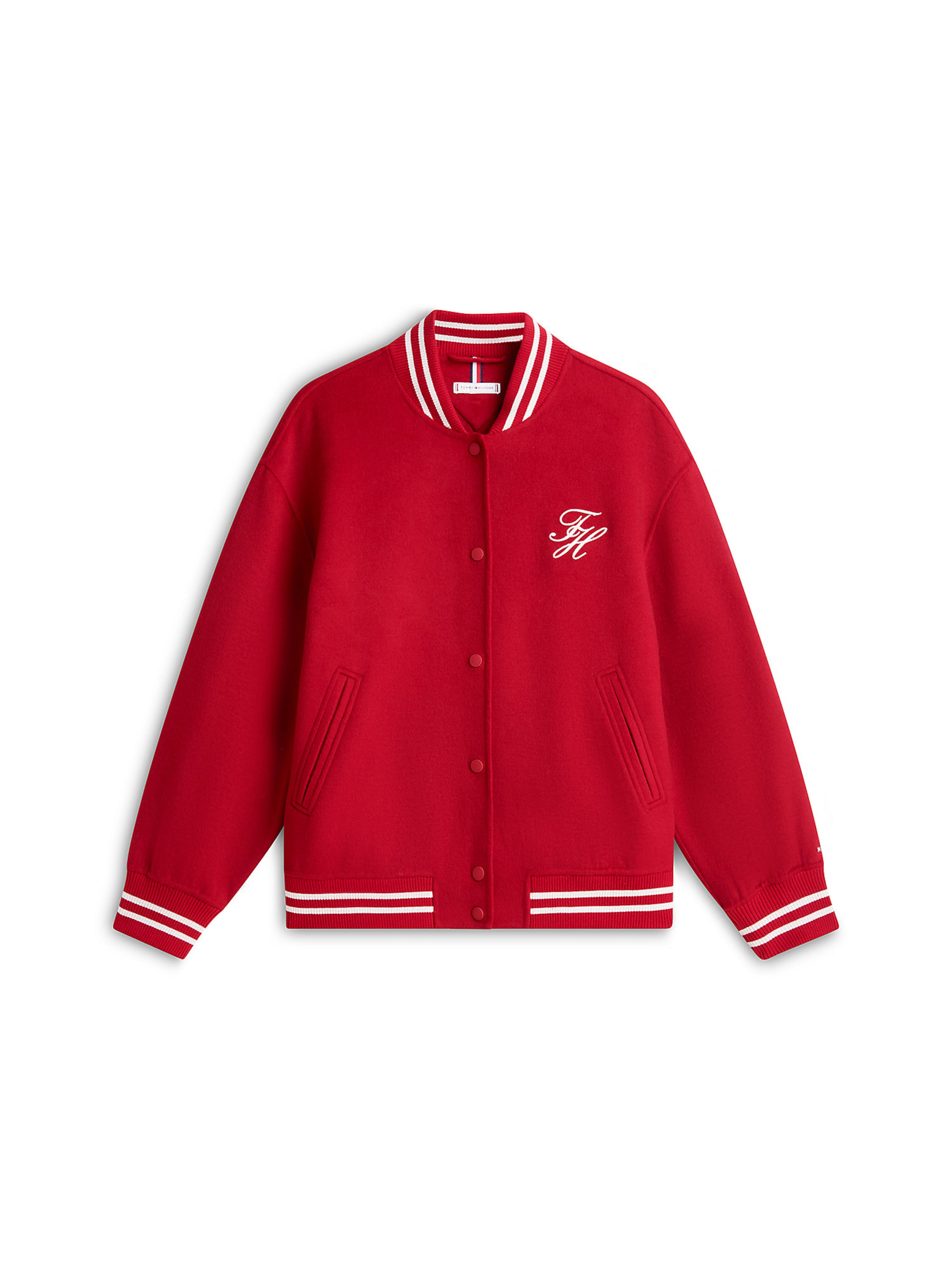 TOMMY HILFIGER Between-Season Jacket in Red: front