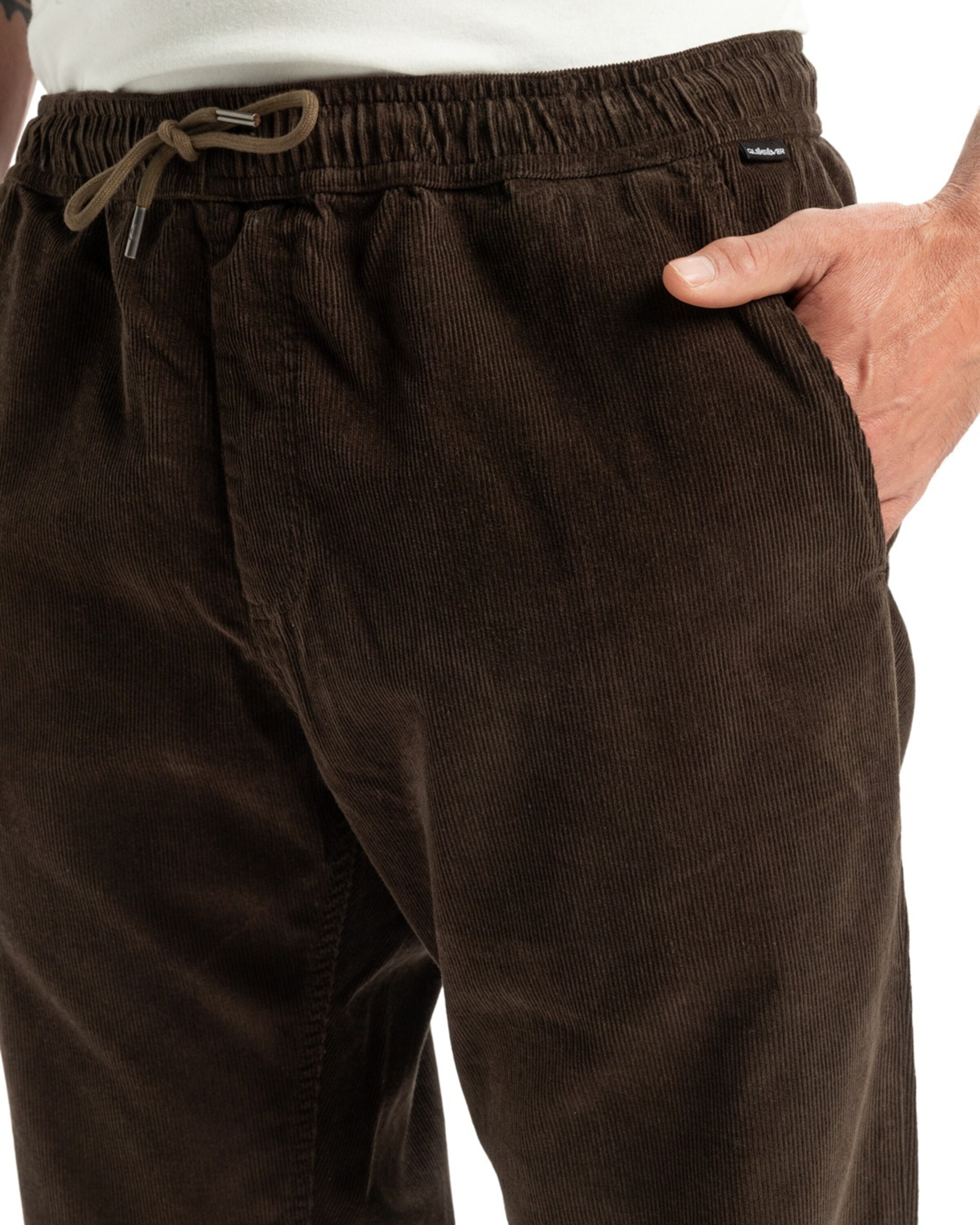 QUIKSILVER Regular Hose 'Taxer' in Braun