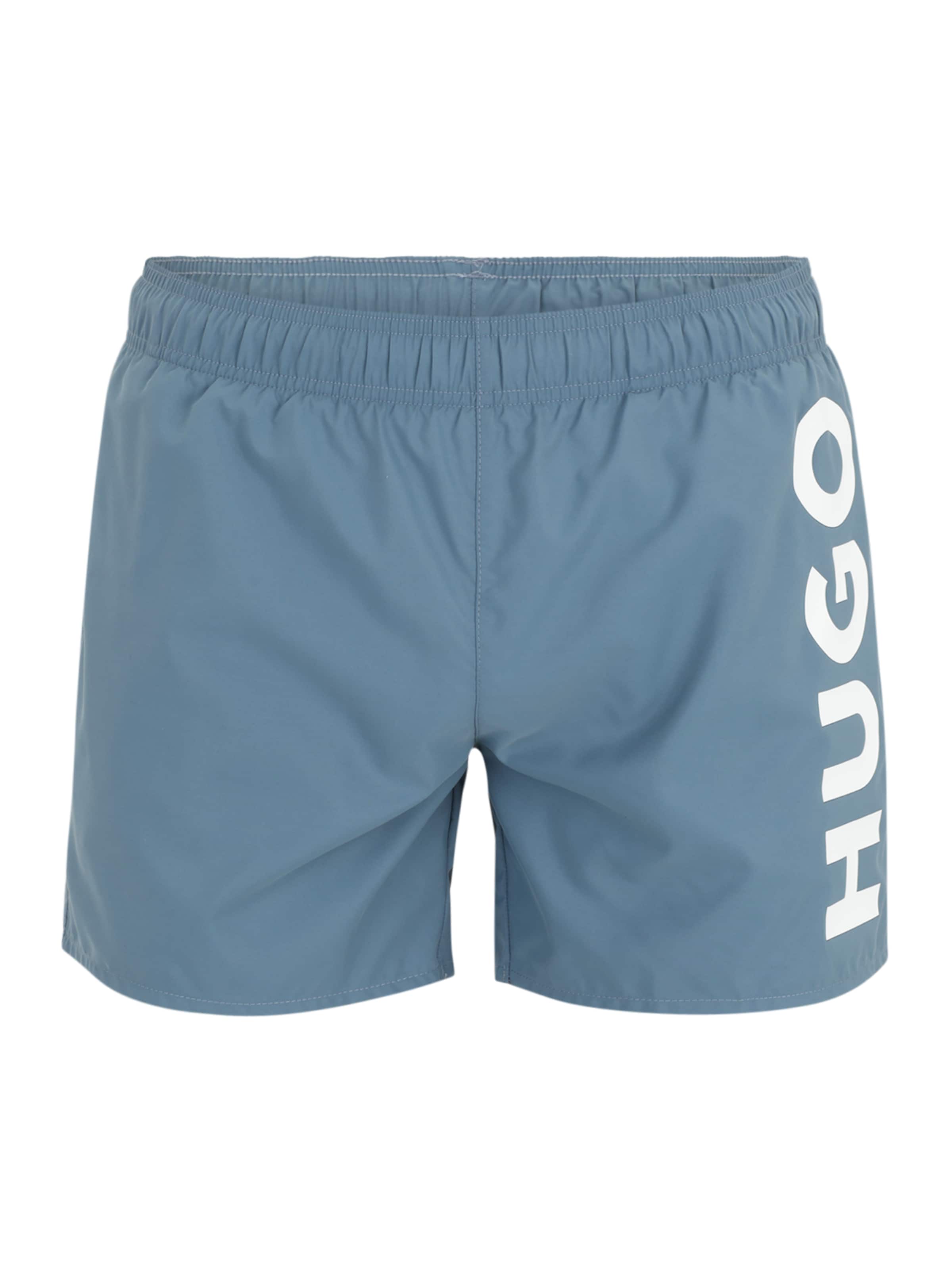 HUGO Плавательные шорты 'ABAS' в Синий: спереди