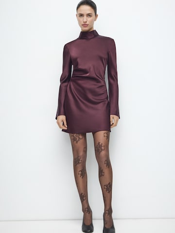 Rochie de cocktail 'BRONZO' de la MANGO pe mov