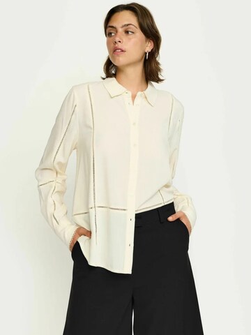 Soft Rebels Blouse 'Edwina ' in Beige: voorkant