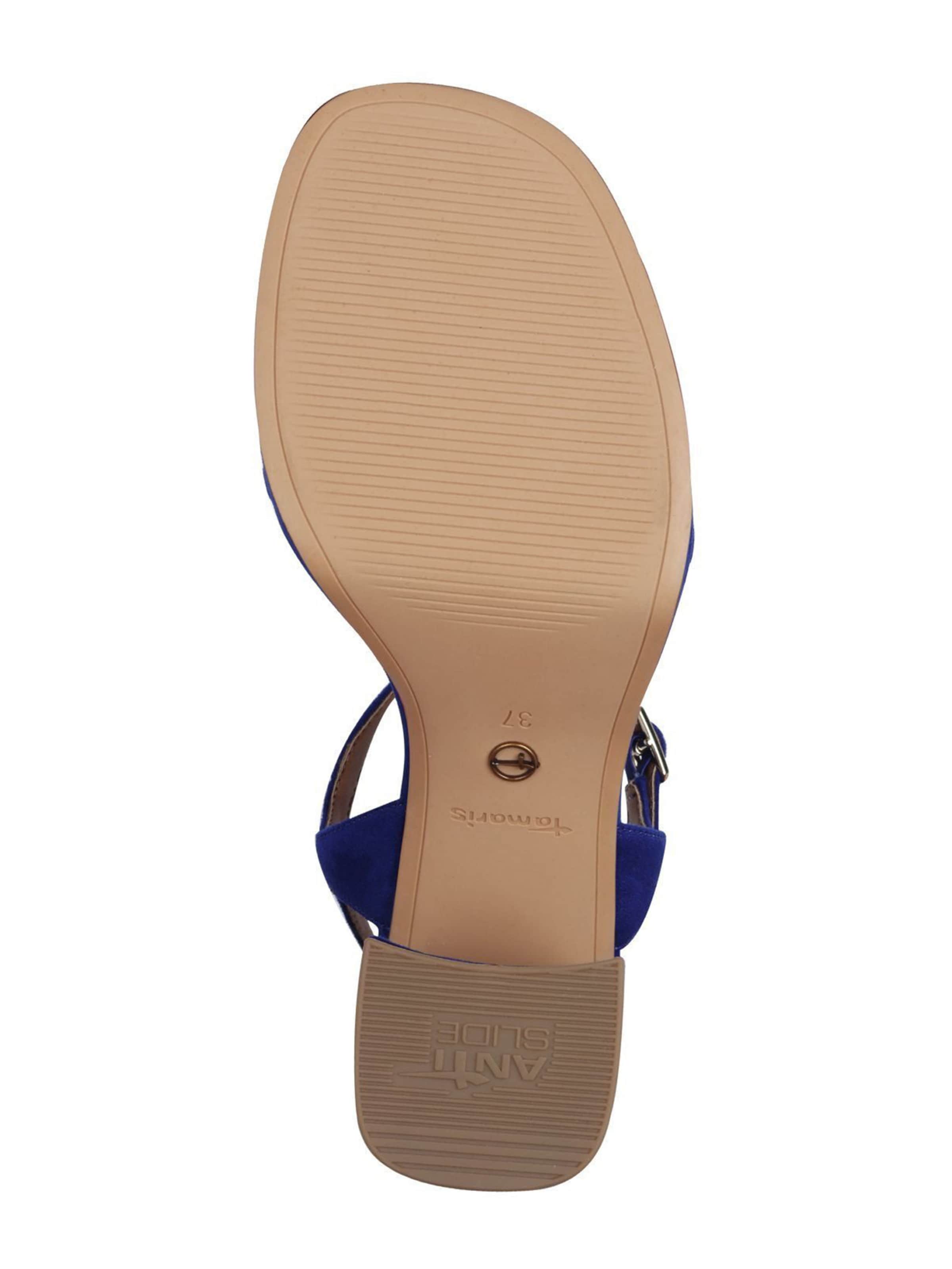 Tamaris Sandały z rzemykami w kolorze niebieski
