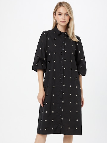 JUST FEMALE Shirt Dress 'Lida' in Black: front