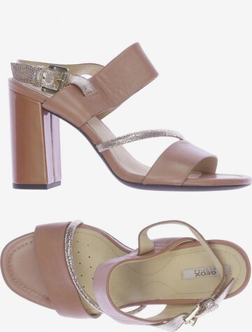GEOX Sandals & High-Heeled Sandals in 37,5 in Pink: front