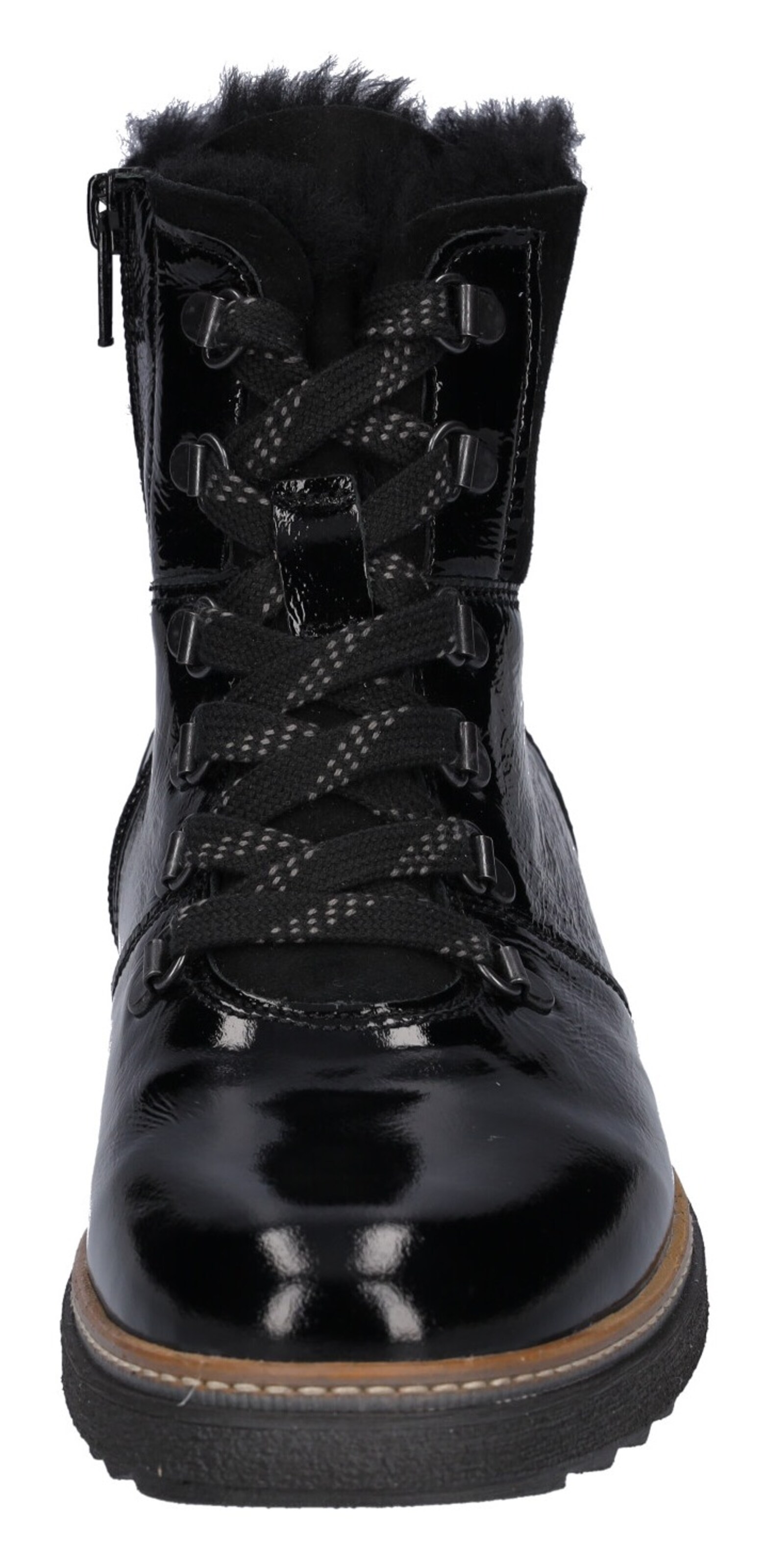 WALDLÄUFER Lace-Up Ankle Boots in Black