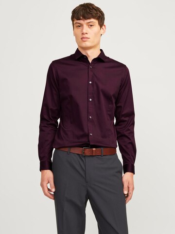 Super Slim Fit Camicia 'Parma' di JACK & JONES in lilla: frontale