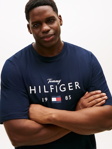 T-Shirt 'BRAND LOVE' Tommy Hilfiger Big & Tall en bleu