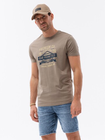 Ombre Shirt 'S1732' in Grijs: voorkant