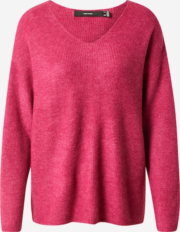 VERO MODA Sweater in Pink: front