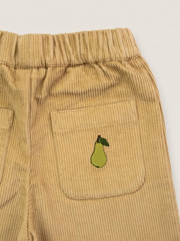LouieLouie Hose 'Rosemary – Pear embroidery on pocket'‌ in Beige