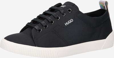 HUGO Sneaker low 'Zero Tenn Nyres' i sort / hvid, Produktvisning