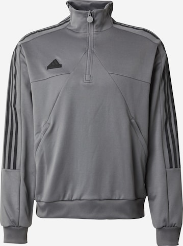 pilka ADIDAS SPORTSWEAR Sportinio tipo megztinis 'House of Tiro': priekis