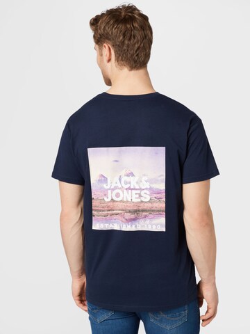 JACK & JONES - Camiseta 'You' en azul: frente