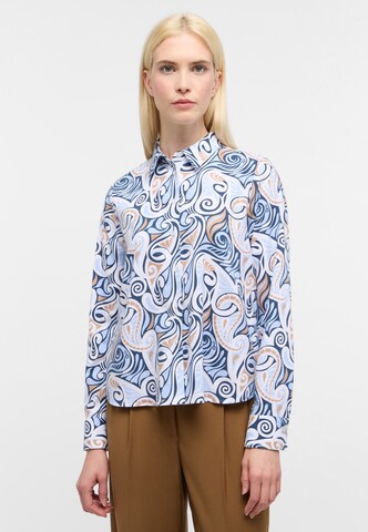 ETERNA Blouse in Blauw: voorkant