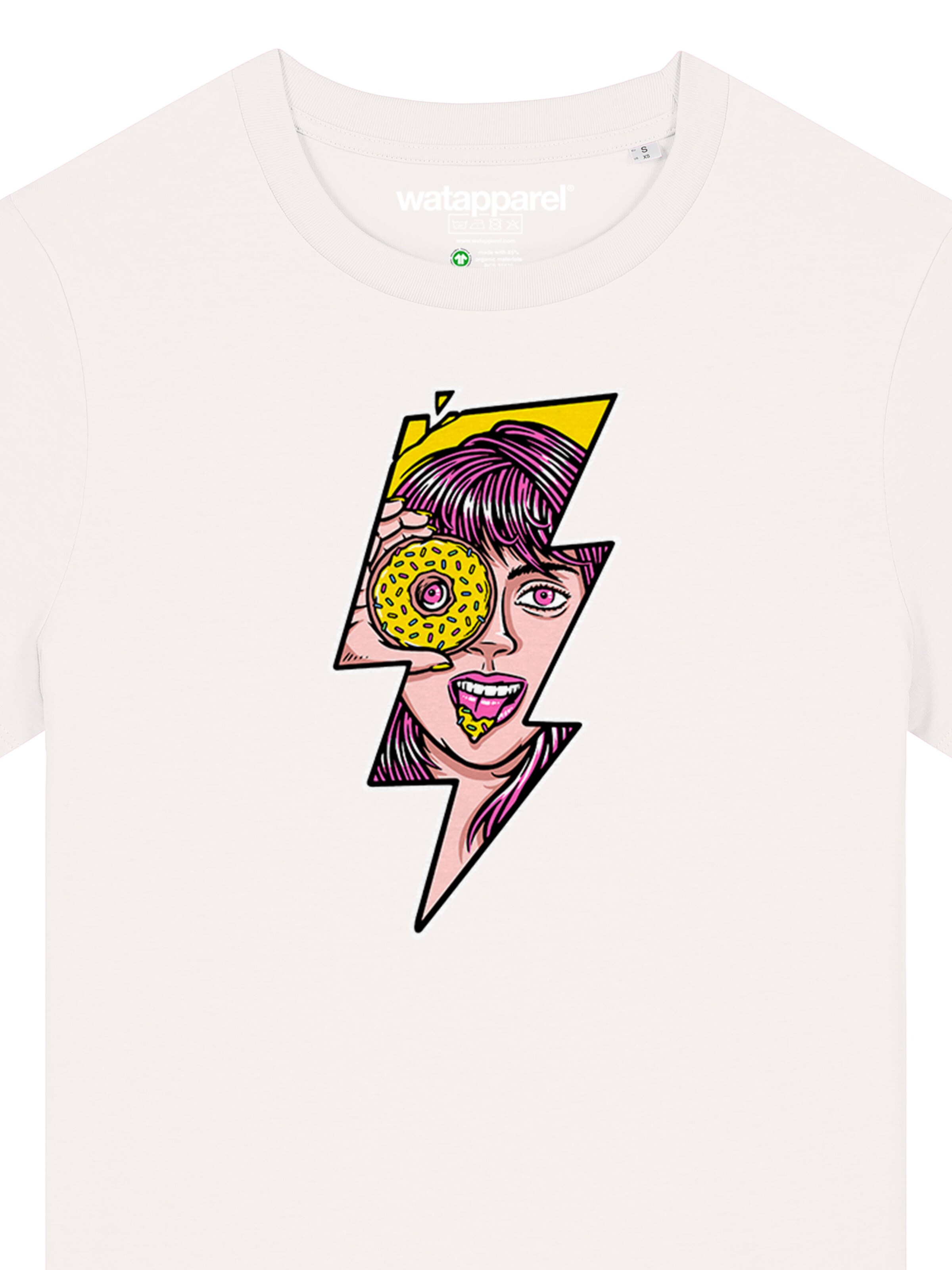 Watapparel Shirt 'Donut' in White