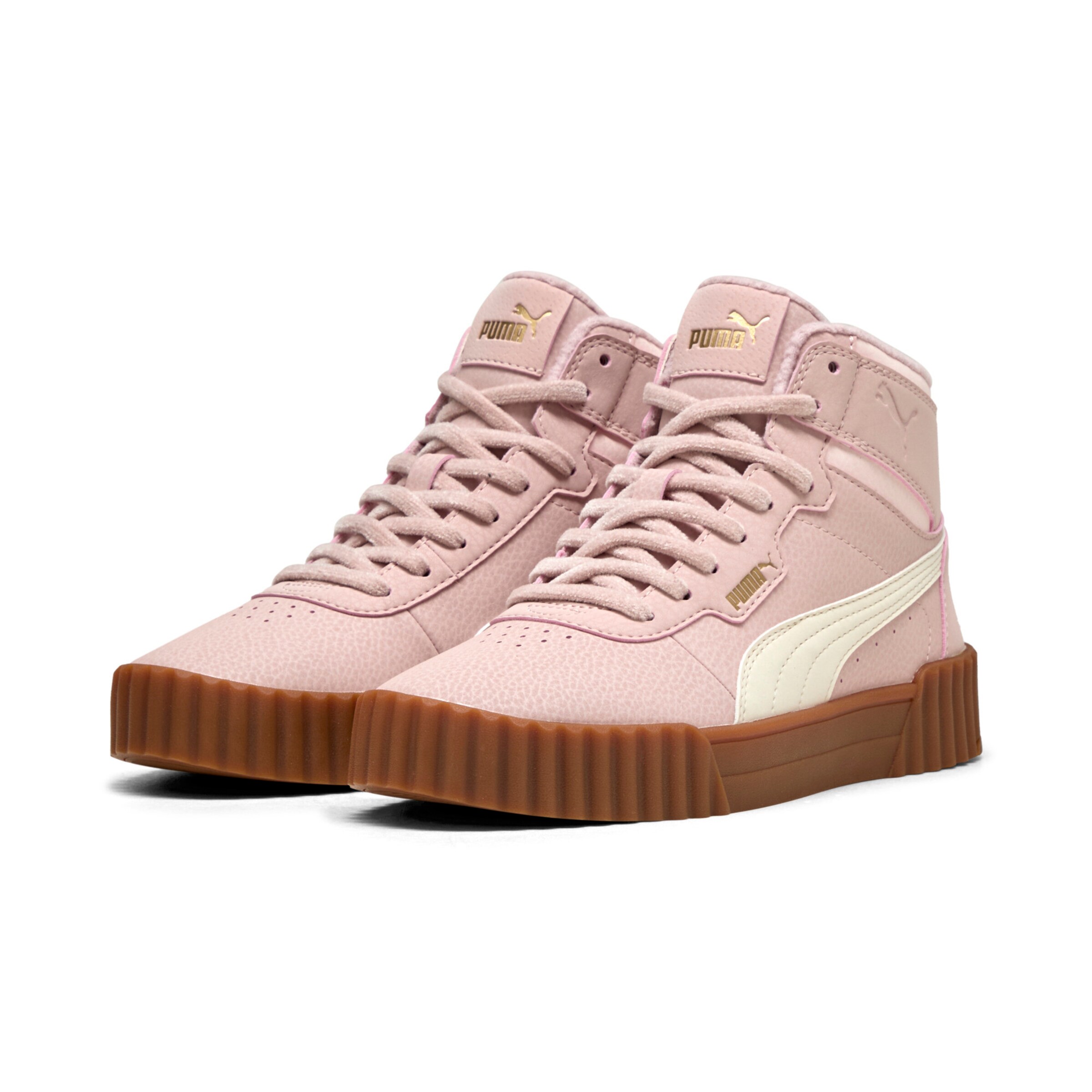 PUMA High-Top Sneakers in Pink