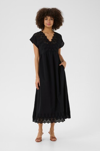 CULTURE Dress 'Hawaii' in Black: front