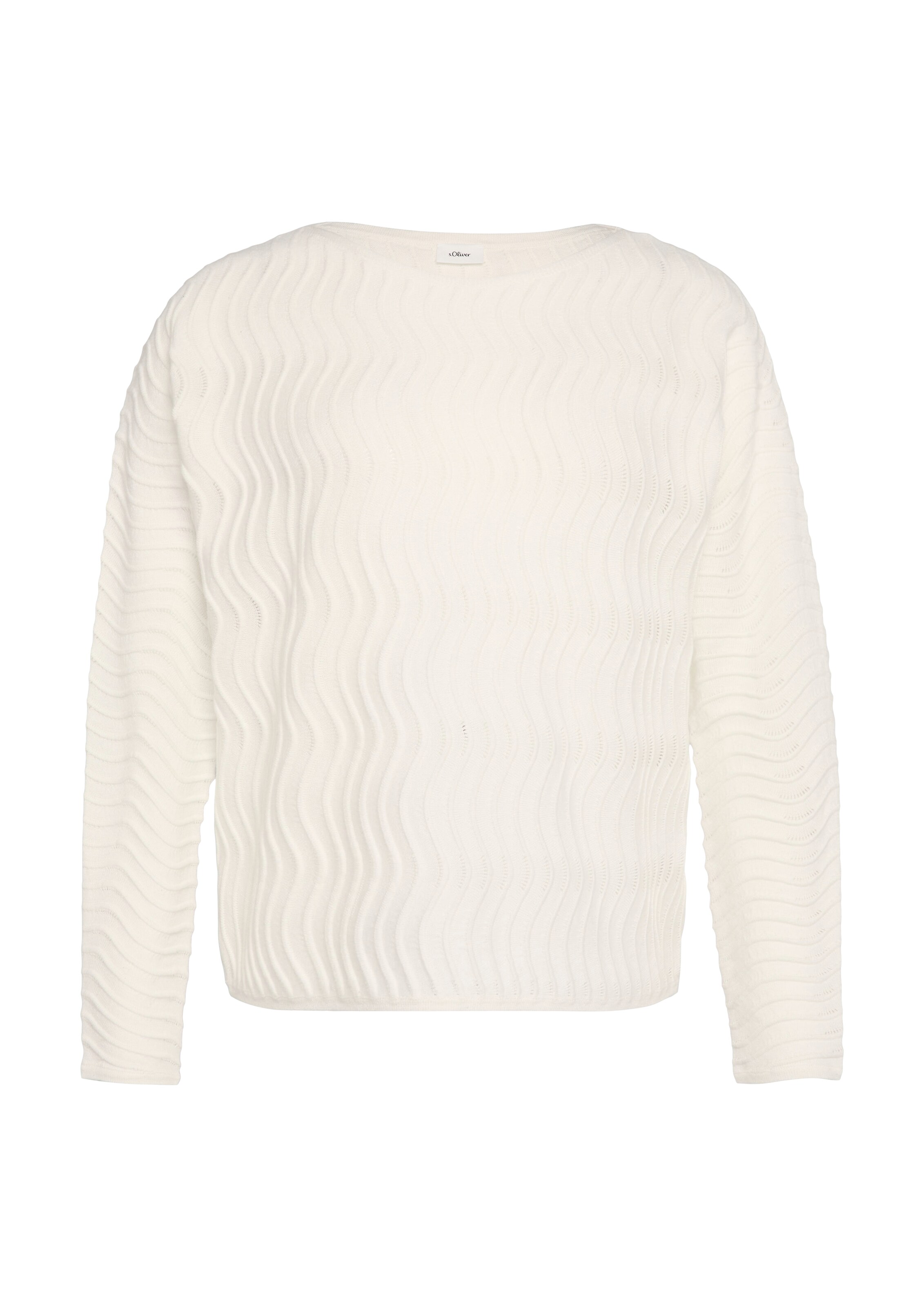 s.Oliver BLACK LABEL Trui in Beige: voorkant