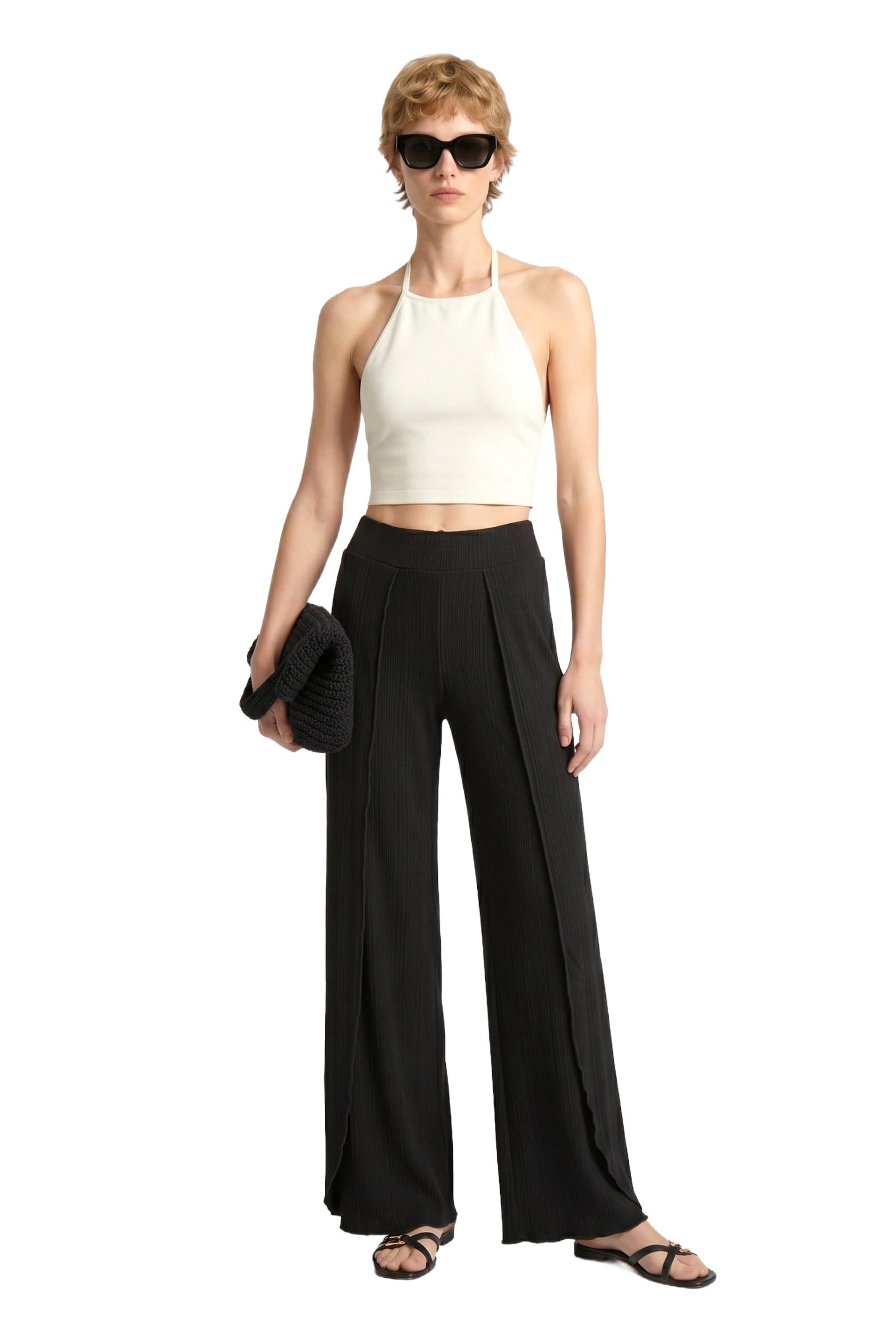 Alexa Dash Wide leg Pants in Black