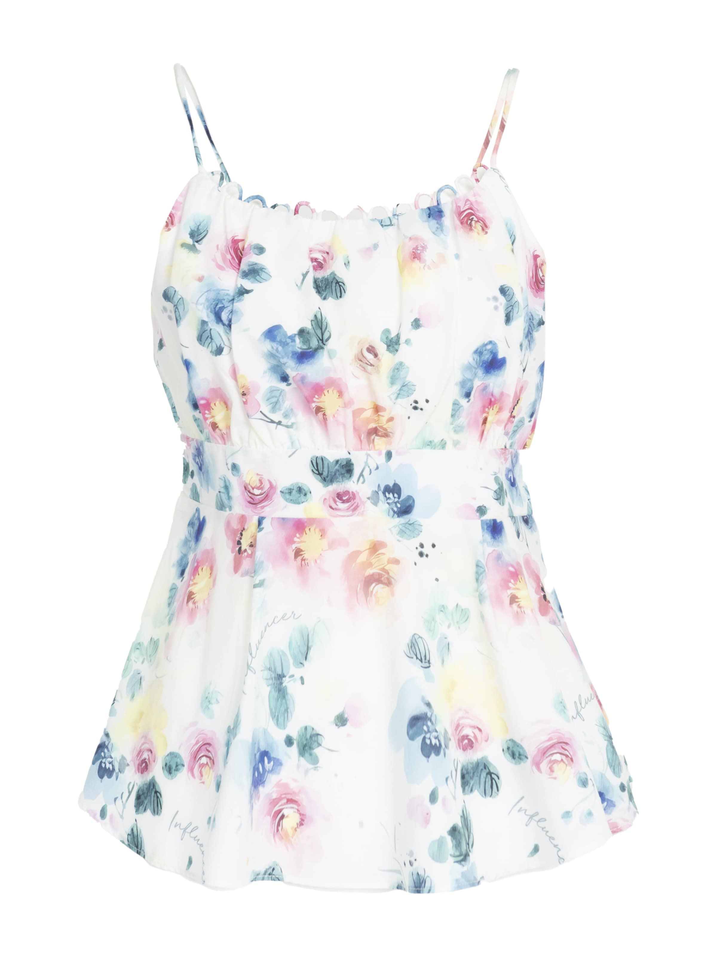 Influencer Topp, värv valge: eest vaates