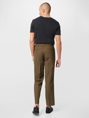 Won Hundred Regular Trousers with creases 'Jayden' in Green