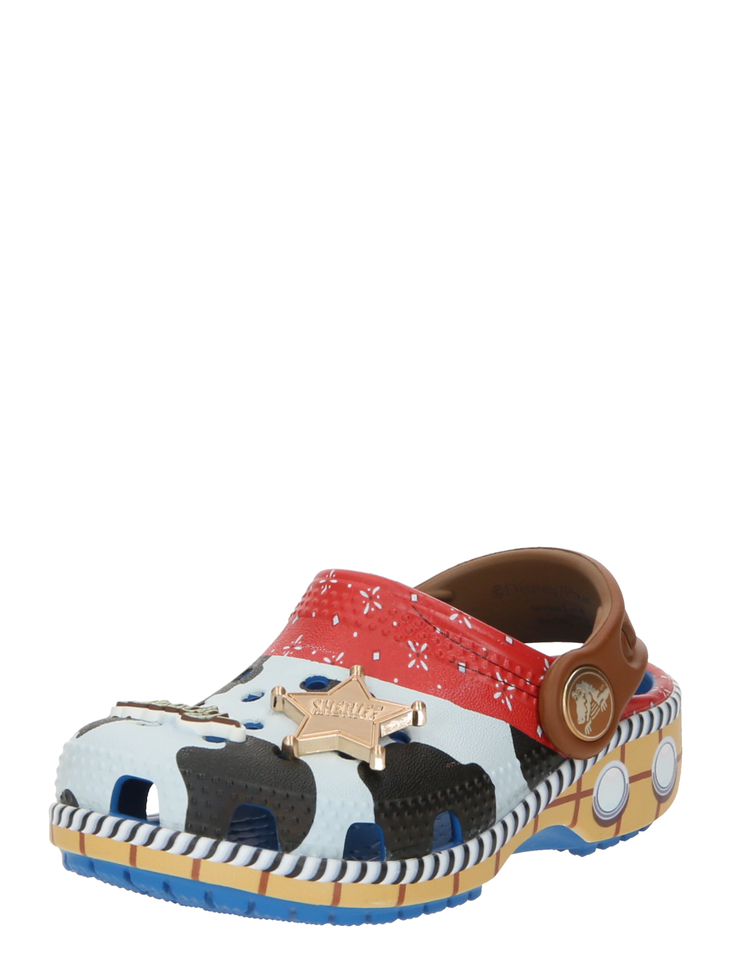 Crocs Sandals & Slippers 'Toy Story Woody' in Mixed colors: front