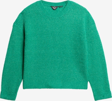 Pull-over Superdry en vert : devant